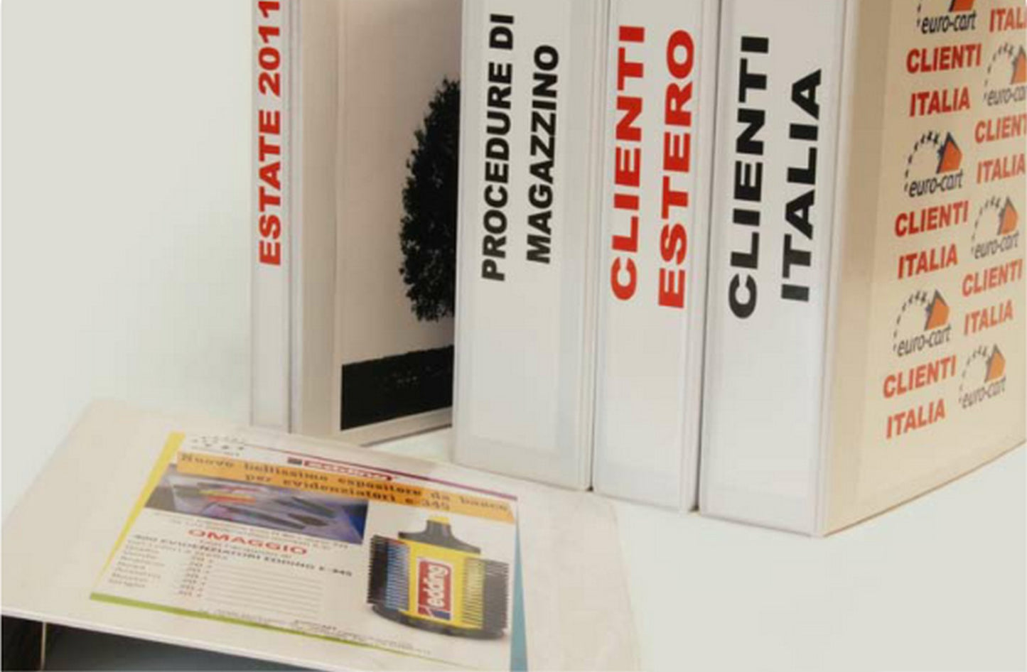 Cartelle a quattro anelli, in pvc Personal