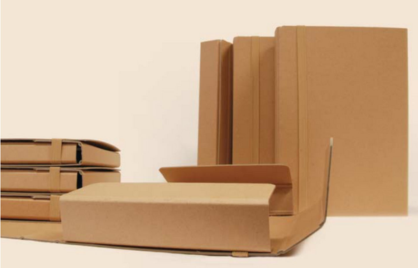 Portaprogetti con chiusura ad elastico in cartoncino ecologico