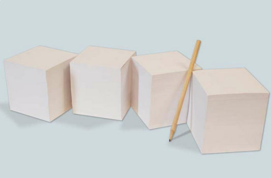 Blocchi per appunti 9x9x9 colorati