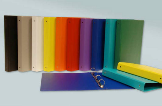 Cartelle a quattro anelli, in polipropilene