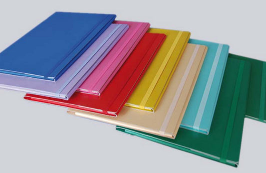 Cartelline a tre lembi con elastico piatto, versione grande formato