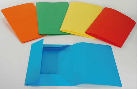 Cartelline a tre lembi in cartoncino luce