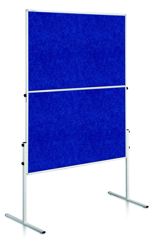 ECONOMY Lavagna di presentazione 150x120 cm feltro blu