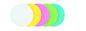 Cerchi 14 cm 500 pezzi assortiti