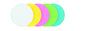 Cerchi 19 cm 500 pezzi assortiti