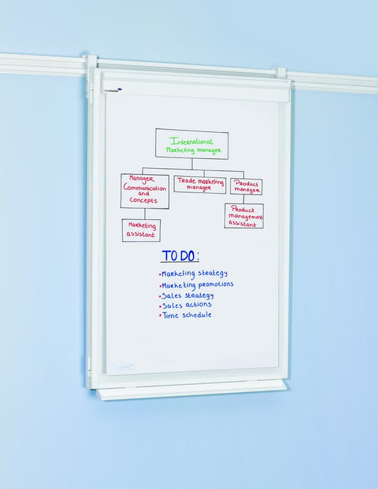 Lavagna porta blocco scorrevole da muro per Legaline PROFESSIONAL 108x75 cm