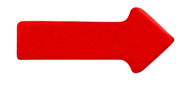 Freccie rosse 20x35 mm