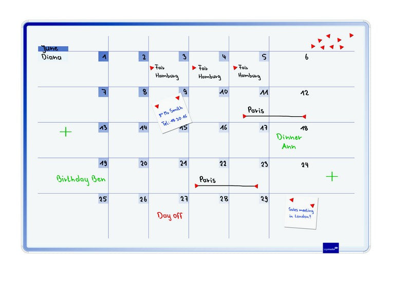 ACCENTS Linear planner mensile Cool  (min.ordine 2 pezzi)