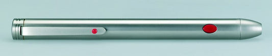 Puntatore laser LX 2 (tasto rosso; custodia color argento)